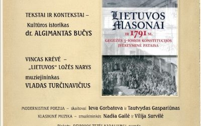 Kviečiame į renginį „Lietuvos masonai Vilniuje“