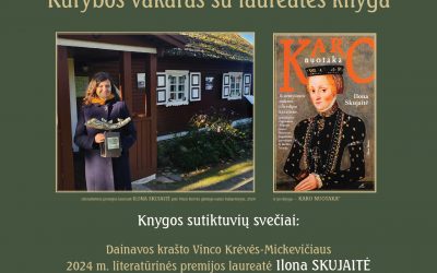 ISTORINIS ROMANAS „KARO NUOTAKA“: KŪRYBOS VAKARAS SU LAUREATĖS KNYGA 2024 11 28